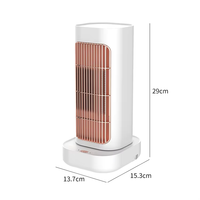 Chauffage d'appoint de bureau à air chaud, chauffage compact et économe en énergie pour la maison et le bureau