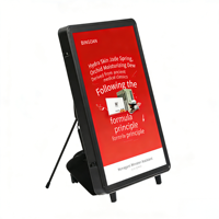 Panneau publicitaire mobile, publicité numérique mobile, sac à dos lumineux à LED, boîte lumineuse