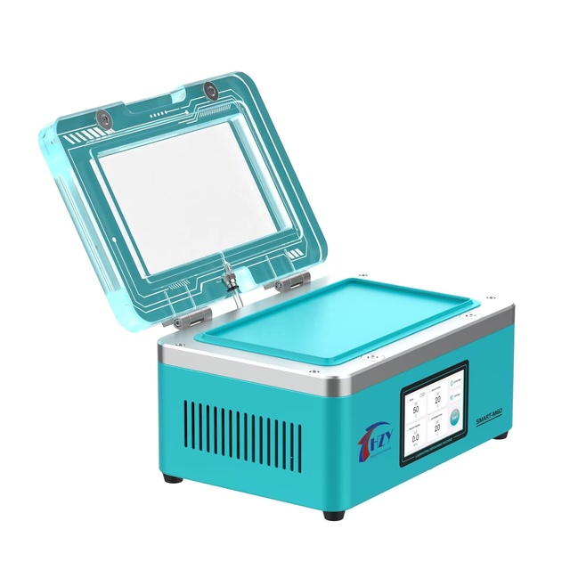 HZY Smart M60 Vacuum LCD Laminating Machine for Flat Curved Screen LCD Repair Air Bag Lamination Bubble Remover Tool