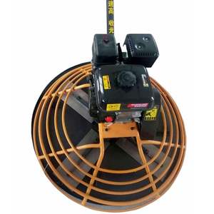 Talocheuse à béton à <span class=keywords><strong>moteur</strong></span> essence 5,5 CV avec 4 lames (190x125mm) pour finition de ciment - Product Image 2