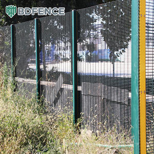 높은 보안 <span class=keywords><strong>358</strong></span> 안티 등반 울타리 패널 공항 철도 교도소 농장 금속 프레임에 대 한 투명 뷰 조밀 한 메쉬 - Product Image 4