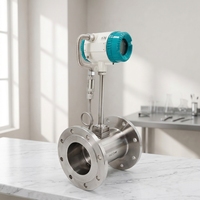 High-pressure HART 4-20mA 316L Digital Steam Flange Eddy Current Flowmeter for Oil & Gas OEM Customizable