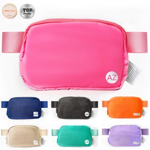Sac banane ajustable personnalisé en nylon imperméable pour homme et femme, idéal pour le sport et les loisirs - Product Image 1