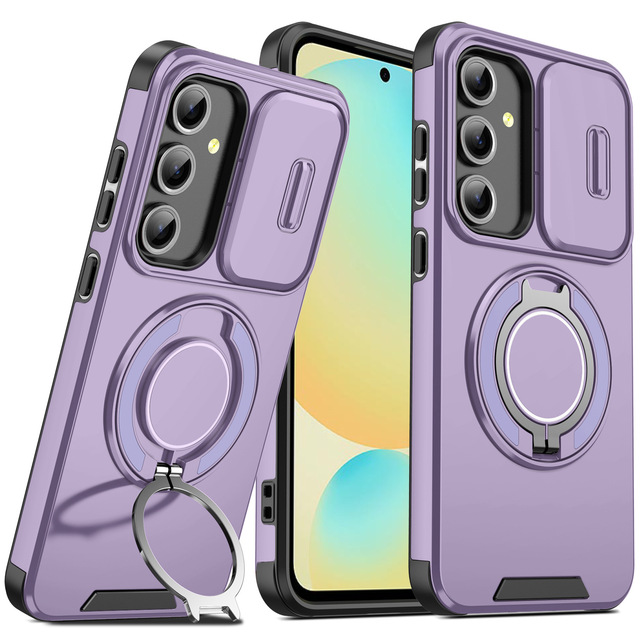 High Quality 360 Full Protection Kickstand Mobile Phone Cover Hybrid Slide Camera Protective Mobile Phone Case for Samsung S26