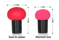 Tête de champignon Maquillage Blender Cosmetic Puff Foundation Sponge avec boîte Outils de beauté pour un maquillage parfait