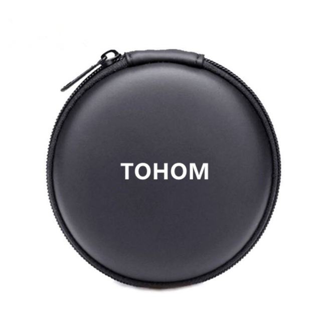 2018 Custom logo Round Eva Small Zipper Earphone case