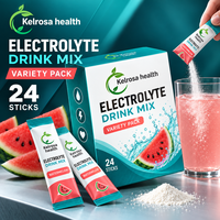 Poudre de boisson électrolytique aux fruits sans sucre pour l'hydratation quotidienne, nutrition sportive, marque privée