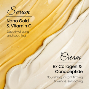 Crema <span class=keywords><strong>Viso</strong></span> Coreana Anti-Età a Doppia Azione con Vitamina C e Collagene, Siero Idratante Rassodante per il <span class=keywords><strong>Viso</strong></span> - Product Image 2