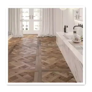 Arte in legno massello di rovere Francese di versailles pavimenti in parkett pavimento in legno parquet