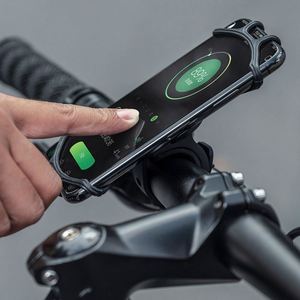 Soporte de Teléfono para Motocicleta X424, Impermeable, de Silicona, con Rotación de 360 Grados, para Manillar de Bicicleta - Product Image 2