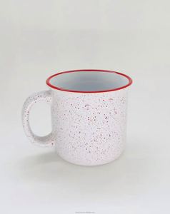 Tazas Esmaltadas de Diversos Colores sin Tapa, Diseño Clásico, Múltiples Opciones de Color para Regalos Empresariales, Taza OEM - Product Image 1