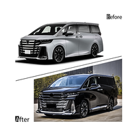 Pour 2023-2025 Toyota Vellfire mise à niveau Bodykit Mona Lisa petit boîtier pare-chocs à lèvre avant pièces de voiture personnalisées