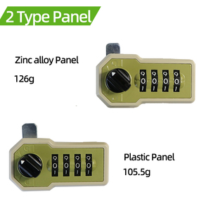 Serratura digitale del gabinetto del metallo 4 dell'armadio di legno della palestra sicura di combinazione variabile di vendita calda - Product Image 3