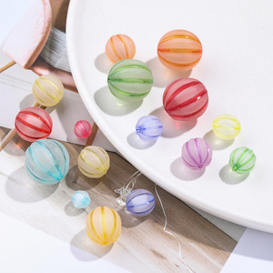 Acrylic Round <b>Beads</b> 10mm Colorful Loose <b>Beads</b> For Bracelet Making DIY Jewelry Accessories - Product Image 4