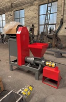 Machine industrielle d'extrusion de vis pour la production de briquettes de sciure de bois, machine entièrement automatique pour la fabrication de charbon de biomasse