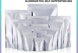 100 Miếng Mylar Holographic Nắp Kéo Túi Rõ Ràng Cửa Sổ Zip Khóa Đóng Cửa Mùi Bằng Chứng Nhựa Trong Suốt Cho Đồ Trang Sức Lưu Trữ - Product Image 5