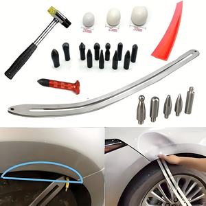 Dellen-Reparatur-Set Kotflügel-Reparaturwerkzeug Unlackierte Gleit- und Hebelwerkzeuge Gebogene Hebelwerkzeuge Inklusive Dellen-Reparatur-Set - Product Image 3