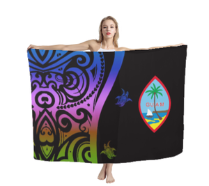 Dropship, venta al por mayor, Lavalava Hawaii, tela de rayón supersuave, diseño personalizado de Guam polinesio, Sarong <span class=keywords><strong>Pareo</strong></span>, toallas de <span class=keywords><strong>playa</strong></span> - Product Image 2