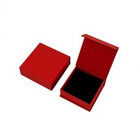 Boîte cadeau à bijoux avec couvercle magnétique, boîte d'emballage en carton estampé à chaud pour bagues, colliers, bracelets, boucles d'oreilles