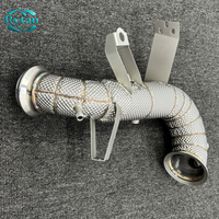 Sistema de Escape de Tubos Rectos Valvetronic de Acero Inoxidable Rytan para Mercedes Benz W177 C118 AMG A45S CLA45 2.0T