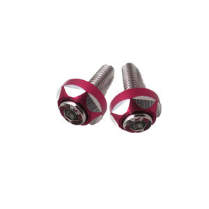 Tapón de rosca de motocicleta decorativo de aleación de aluminio personalizado de alta calidad de fábrica tornillo de <span class=keywords><strong>matrícula</strong></span> - Product Image 1