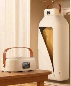 Sèche-linge électrique pliable portable avec télécommande, sèche-linge multifonctionnel, mini-sèche-linge de voyage, sèche-linge chaud avec minuterie pour la maison - Product Image 5