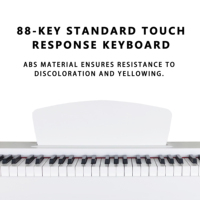 Clavier électronique portable professionnel Beisite LM-200, piano numérique 88 touches avec haut-parleur intégré pour performance professionnelle