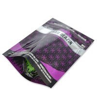 Imprimé personnalisé 1g 3.5g 7g 14g 28g Petit sac en mylar anti-odeur à fermeture éclair doux au toucher