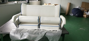 Sedile Deluxe Pieghevole Doppio con Braccioli per Imbarcazioni Marine - Product Image 2
