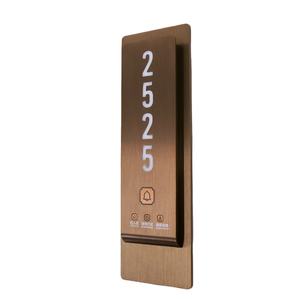Nouveau 2026 DSYMBOL Panneau de signalisation directionnelle professionnelle, Plaque de numéro de porte d'hôtel, Numéro de porte en métal lumineux pour maison, Numéros de porte LED rétroéclairés - Product Image 1