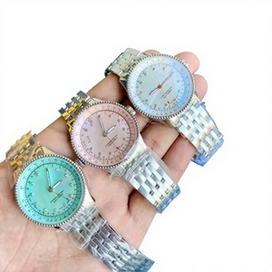 Unisex Luxury Delicate Round Dial Dual Movement Luminous Watch with 20mm Stainless Steel Band for Everyday and Social Events - Product Image 1