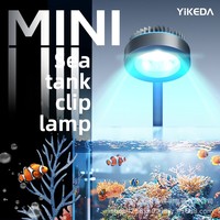 Lampe LED pour aquarium, lumière douce à spectre complet pour coraux, petite lampe à clip spéciale pour eau de mer, luminosité réglable, 5,2 W