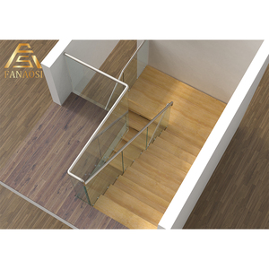 <span class=keywords><strong>Escalier</strong></span> droit intérieur <span class=keywords><strong>sur</strong></span> <span class=keywords><strong>mesure</strong></span> avec marches en bois massif pour projet résidentiel de villa - Product Image 2