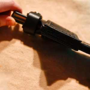 Étui à couteau en cuir véritable de haute qualité avec passant de ceinture pour couteaux à lame fixe, couteaux de chasse en plein air, étui en cuir - Product Image 3