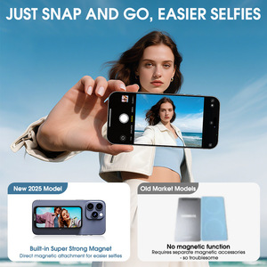 Coque de téléphone portable pour selfie, écran tactile sans fil de 6 pouces, pour vlog, voyage, mode, matériau PC - Product Image 5
