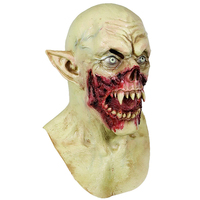 Masque de vampire, masque de tête de zombie pour adulte, masque de démon effrayant et effrayant pour Halloween, fête costumée