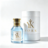 Flacon de parfum en verre de luxe de 50 ml avec pulvérisateur à pompe personnalisé en couleur avec marquage à chaud, service OEM/ODM de haute qualité