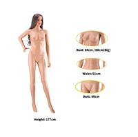 Nuevo Maniquí Articulado Decorativo Flexible y Moderno, Maniquíes de Mujer de Cuerpo Completo
