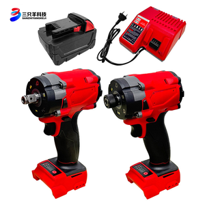 Ngành công nghiệp công cụ điện thiết lập có thể sạc lại 350nm điện tác động cờ lê với động cơ không chổi than 21V Pin nguồn DIY lớp sử dụng nhà - Product Image 4