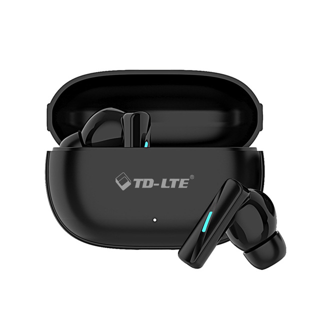 TWS Stereo Earbuds True Wireless 5.3 IP5 Waterproof 13mm Speaker Type-C Charging 5 Hours Playtime With Charging Case Black White