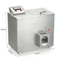 Broyeur de déchets alimentaires domestique 1400 tr/min à alimentation continue 50 kg, machine électrique de traitement des ordures