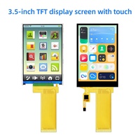 3,5 Zoll TFT LCD Bildschirm 320x480 Auflösung 40 Pin RGB MCU SPI IPS ILI9488 Zweitbildschirm Touchpanel 6 Weiße LEDs