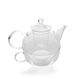 550ml soffiato a mano tazza di vetro trasparente resistente al calore e filtro teiera a base di erbe <span class=keywords><strong>Set</strong></span> di tè in vetro borosilicato <span class=keywords><strong>per</strong></span> una teiera - Product Image 1