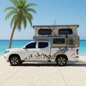 Camioneta Pickup Plegable Ligera Impermeable de Aluminio 4x4 Moderna Personalizada con Escalera, Suspensión Independiente y Capacidad Todoterreno - Product Image 1