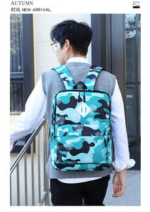 Sac à dos de voyage imperméable 3 en 1 en gros, sacs d'école, ensemble de sacs d'école, sac à dos pour ordinateur portable personnalisé pour les étudiants - Product Image 3