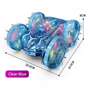 <span class=keywords><strong>KS</strong></span> 2.4G Amphibie RC Voiture 5 Canaux Double Face Stunt Véhicule Avec Lumières Colorées Étanche 360 Flips Rotation Voiture - Product Image 3