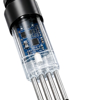 Sonde de salinité du sol à 4 électrodes, sonde EC RS485 Modbus RTU pour la fertigation et la surveillance des terres salines