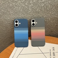 Étui en fibre de carbone à gros trous pour iPhone 15 Pro Max 16 14 Pro 13 Pro 15 Plus, ultra fin, mat, antichoc