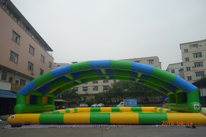 Bể Bơi Hình Chữ Nhật Bền Kín Nước Màu Xanh PVC Tarpaulin Trẻ Em Bể Bơi Bơm Hơi - Product Image 6