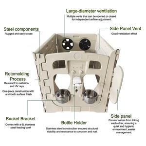 Équipement d'élevage d'animaux et de volailles, enclos pour veaux en PE, enclos pour veaux, cubicle pour vaches - Product Image 2